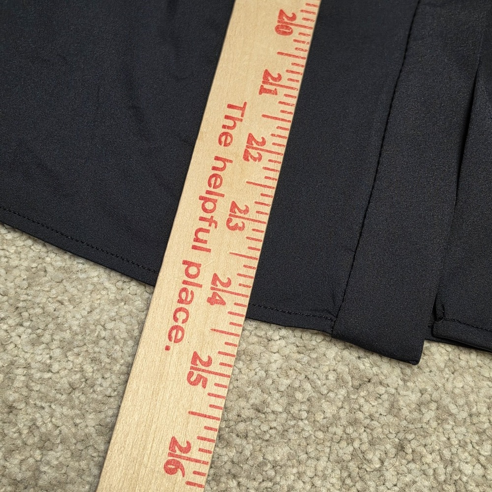 Luxeire Shirt Black Button-Down Long Sleeve Stretch New Size XXS Fitted Designer - Picture 11 of 11